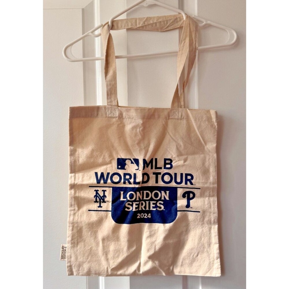 MLB World Tour London Series Mets vs Phillies 2024 Tote Bag NWOT